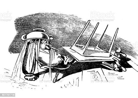 완전히 취한 중 년 남자입니다 해 학적인 장면 1867일러스트 레이 션 1860 1869 년에 대한 스톡 벡터 아트 및 기타 이미지 1860 1869 년 1867년
