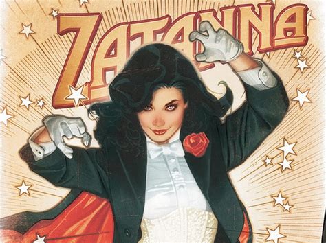 Zatanna Zatara Comic Character Girl Magia Lovely Beauty