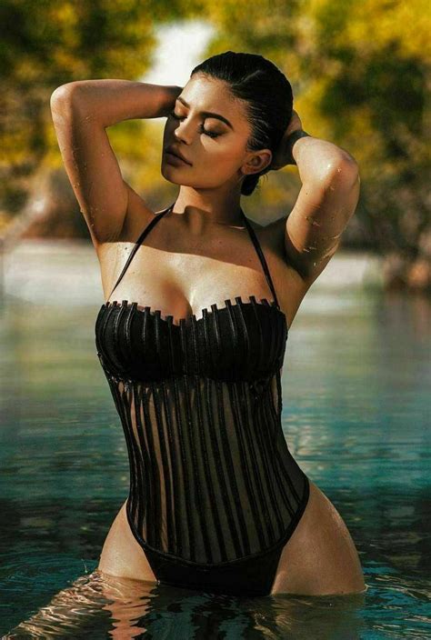 Kylie Jenner Sexy Model Girl Star Bikini Actress Poster Fabric Hot