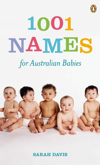 Names For Australian Babies By Sarah Davis Penguin Books Australia