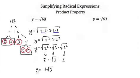 You can do it in two easy steps. Simplifying Radical Expressions - YouTube