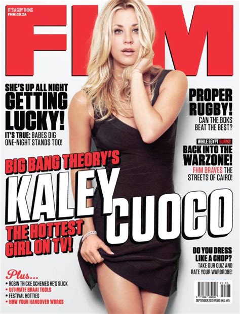 Kaley Cuoco Fhm South Africa Magazine September 2013 Magazine