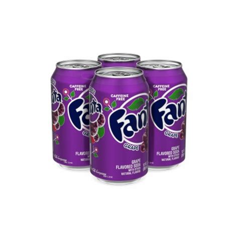 Fanta Grape Soda 4 Cans 12 Fl Oz Pick ‘n Save