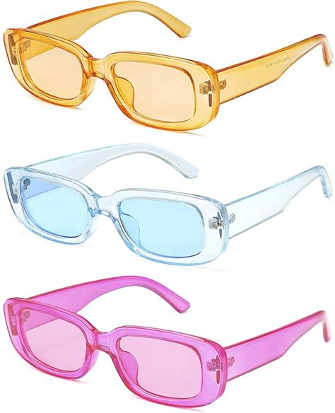 neon y2k sunglasses 3 pack retro sunglasses best y2k sunglasses popsugar fashion photo 6