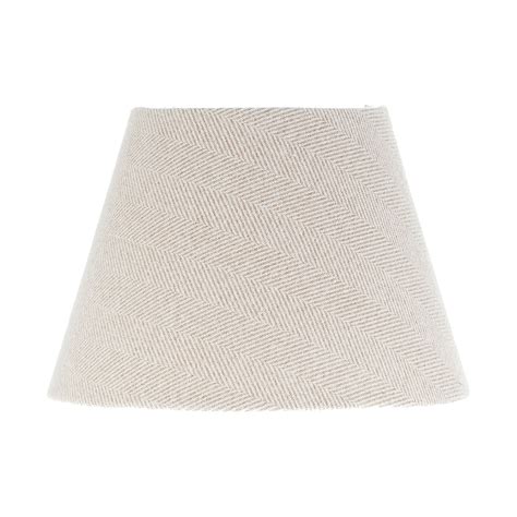 Cream Herringbone Tweed Empire Lampshade Lampshade Barn