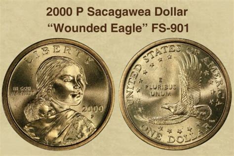 Top 10 Most Valuable 2000 P Sacagawea Dollar Coin Worth Money