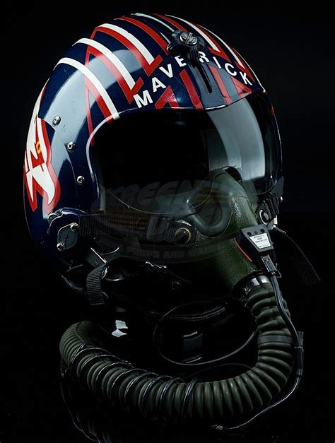 Mini Helmet Fighter Pilot Maverick Top Gun Movie Prop Naval Aviator Usn