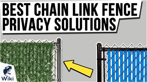10 Best Chain Link Fence Privacy Solutions 2021 Youtube