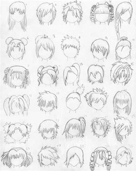 Pin By Tabata Shibuya On Drawing How To Draw Anime Hair Anime Hair
