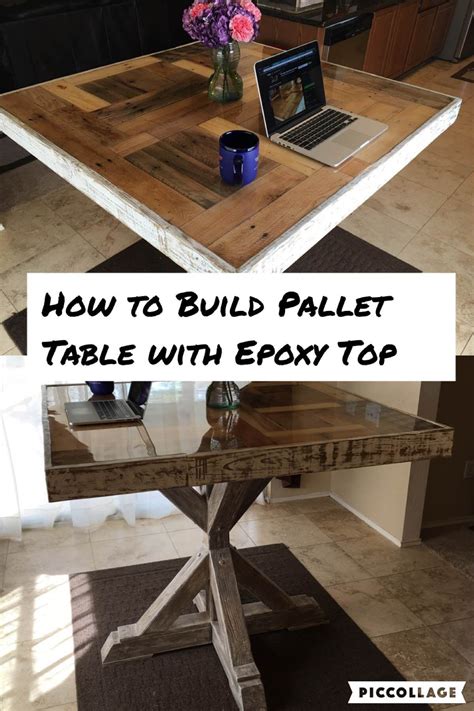 This process results in a table tarbender™ epoxy cures at room temperature and offers high impact resistance. How to build a Pallet Table with Epoxy Top | Muebles de ...