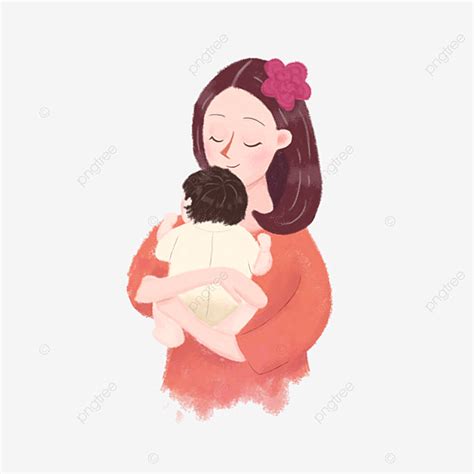 Unduh Karakter Kartun Hari Ibu Ibu Clipart Hari Ibu Ibu Dan Anak Png