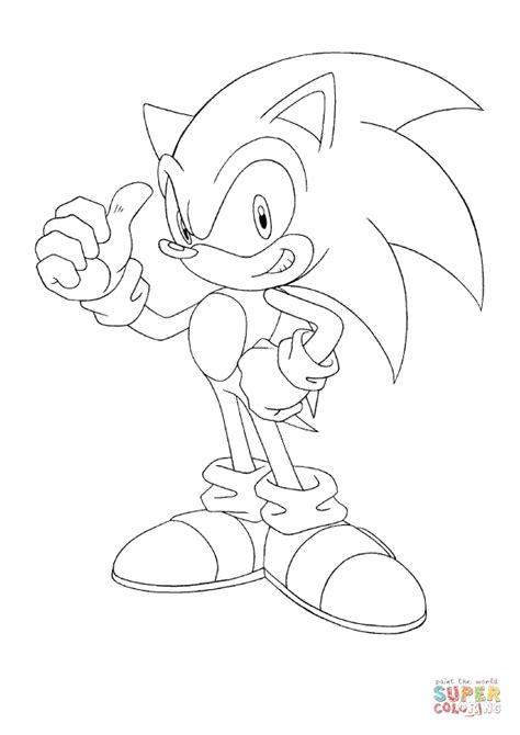 Sonic The Hedgehog Coloring Page From Sonic Category Select From 27538
