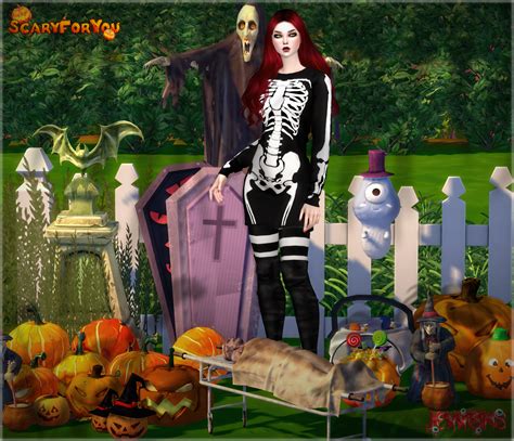 Downloads Sims 4decorative Halloween Scary For You 14 Items Jennisims