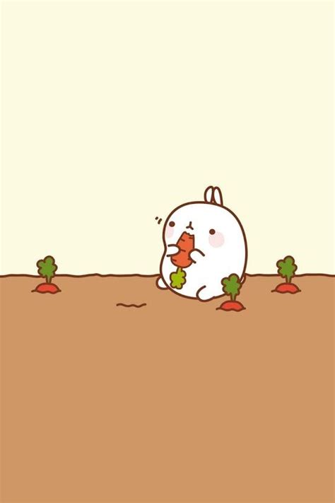 Harvest time. | Molang, Cute drawings, Bunny artwork