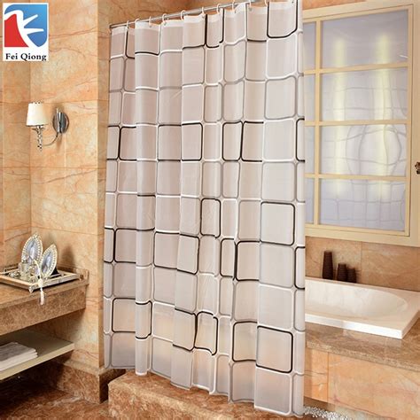 Aliexpress Com Buy Feiqiong Brand Waterproof Shower Curtain With Hook