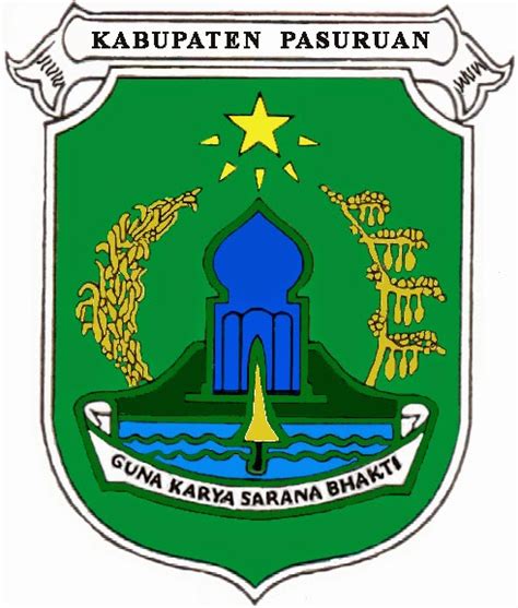 Logo Kabupaten Pasuruan Hitam Putih Gambar Daerah
