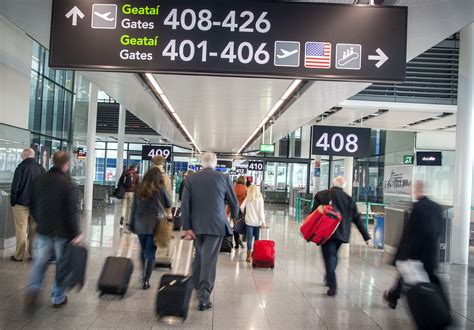 Departing Passengers At Dublin Airports 400 Boarding Gates Dublin