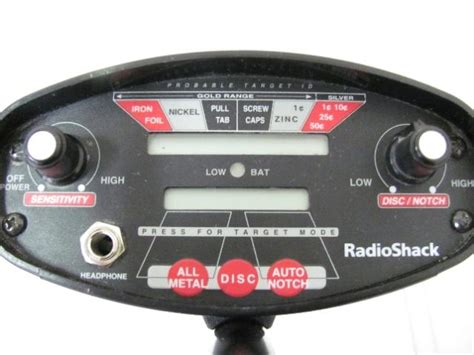 Treasure hunter 2000 metal detector. Radio Shack Discovery 2000 Metal Detector 63-3007 Untested ...