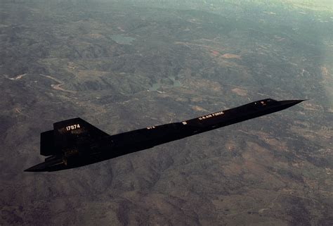 A Beautiful United States Air Force Sr 71 Blackbird 9th Strategic