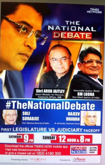 Sorabjee, who was born in 1930, enrolled at the bar in 1953. YOU'VE READ THE JUDGMENT; NOW WATCH THE DEBATE