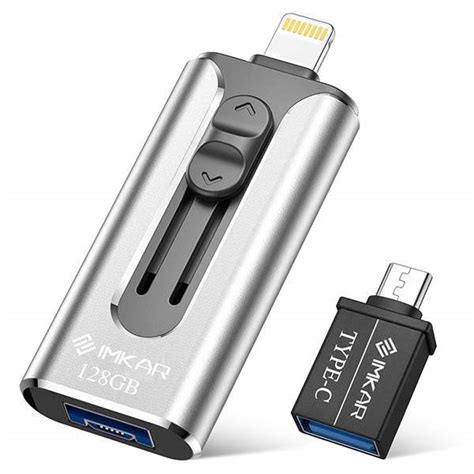 Imkar 4 In 1 Usb Flash Drive Works With Ios Android And Computer