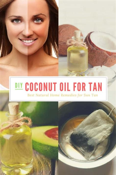 the perfect way to use coconut oil for tanning