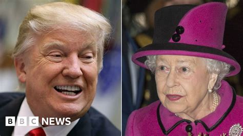 Trump State Visit Plan Very Difficult For Queen Bbc News