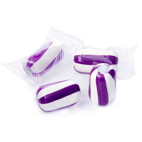 Purple Candy Cylinders Yumjunkie