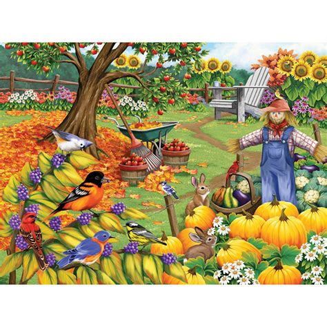 Fall Cleanup 1000 Piece Jigsaw Puzzle Bits And Pieces