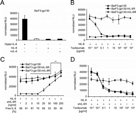 The Inhibitory Profile Of Tocilizumab Is Independent Of Il 6r