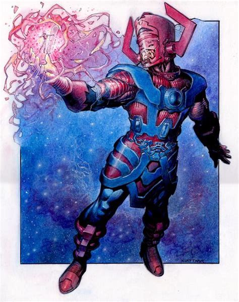 Galactus Creates The Silver Surfer By Mark Klettner Galactus Marvel