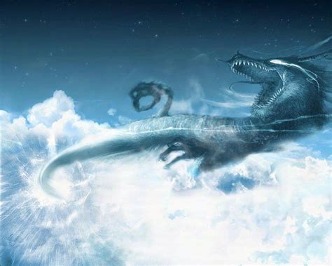 Mythical Dragon In Sky Hd Wallpaper Wallpapersxplore Free Hd