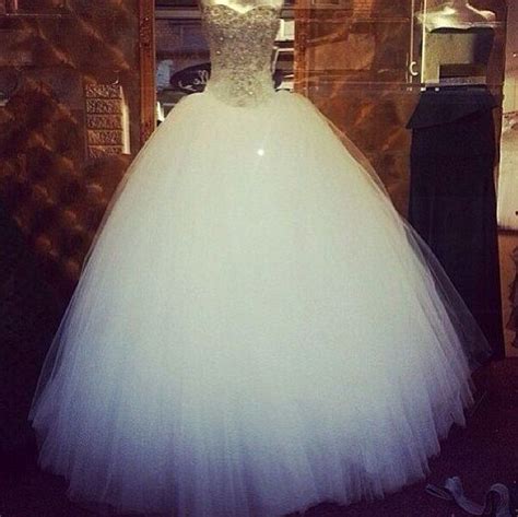 Cinderella Wedding Dress Its Absolutely Gorgeous White Tulle Wedding