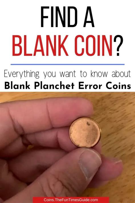 Blank Planchet Error Coins Legal Tender Current Value Common Or Rare