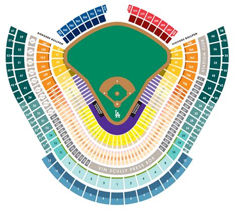 32 Dodger Stadium Seating Map Maps Database Source