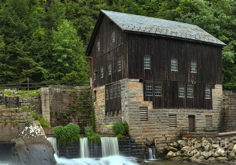 Pennsylvania Grist Mill Waterfalls Photograph By Adam Jewell Fine Art