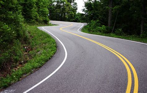 Image Identification A Word To Describe A Curve And Inaccurate Road