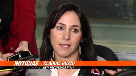 Claudia Buzzo Es La Nieta Recuperada N° 117 Y Habló Por Primera Vez