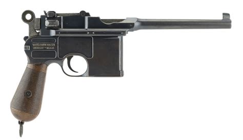 Mauser C96 Broomhandle 9mm Caliber Pistol For Sale