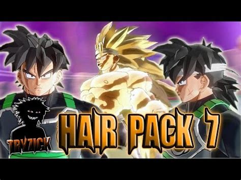 Dragonball Xenoverse Hair Pack Pc Mod Tryzick Youtube