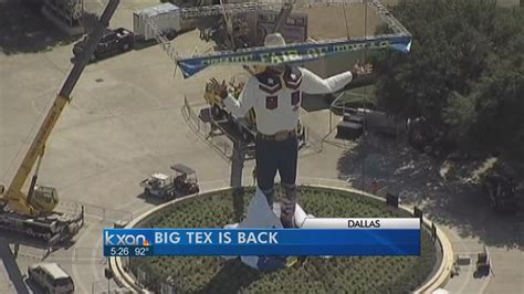 New Big Tex Ready For His First Howdy Folks Youtube