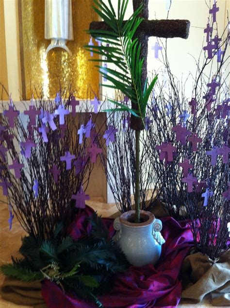 Lent Decoration Ideas For Church Palm Sunday 2013 Added Palm Leaf