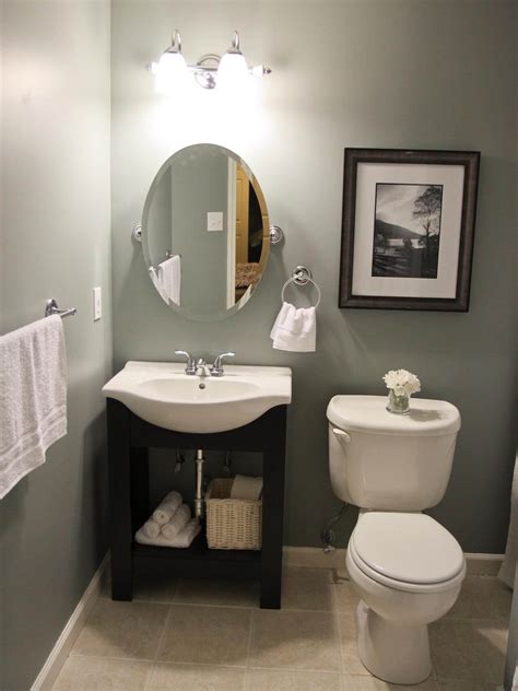 Industrial farmhouse style small bathroom remodel. Bathroom Remodeling Ideas for Small Bath - TheyDesign.net ...