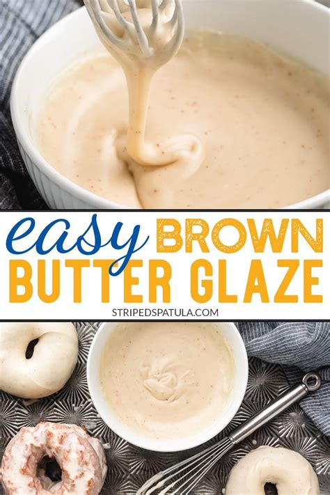 Easy Brown Butter Glaze For Cakes And Baked Goods Recipe Glaze For