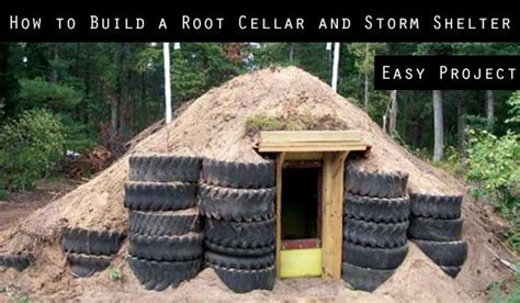 How To Build A Root Cellar And Storm Shelter Shtf Emergency