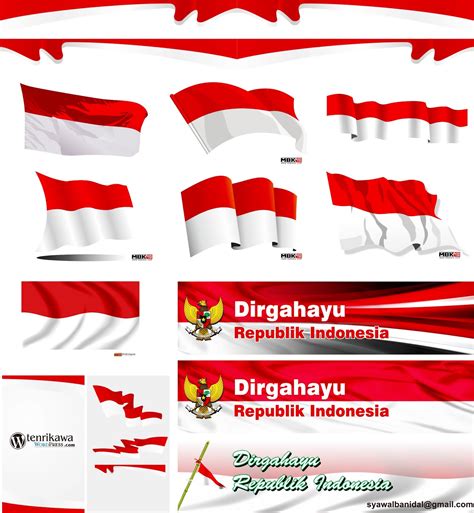 Wallpaper merah putih yang indah dan elegan, cocok bagi kamu yang ingin membuat desain yang berkaitan dengan nasionalisme negara indonesia. Bendera Merah Putih Vector Collection - aabmedia
