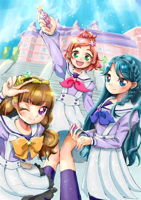 Amanogawa Kirara Haruno Haruka And Kaidou Minami Precure And More Drawn By Sushineta