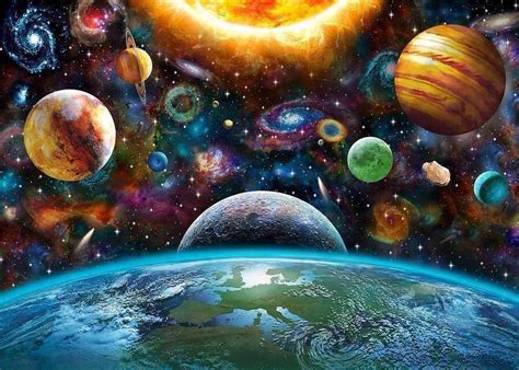 Pin By Jeanne Loves Horror💀🔪 On Cosmic Space Painting Planets Art