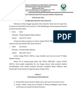 Sesuai dengan namanya surat perjanjian merupakan surat yang digunakan untuk mengikat perjanjian atara kedua belah pihak. Contoh Surat Perjanjian Kerjasama Supplier Sayuran ...