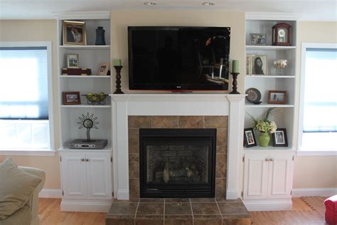20 Fireplace With Shelves On Both Sides
